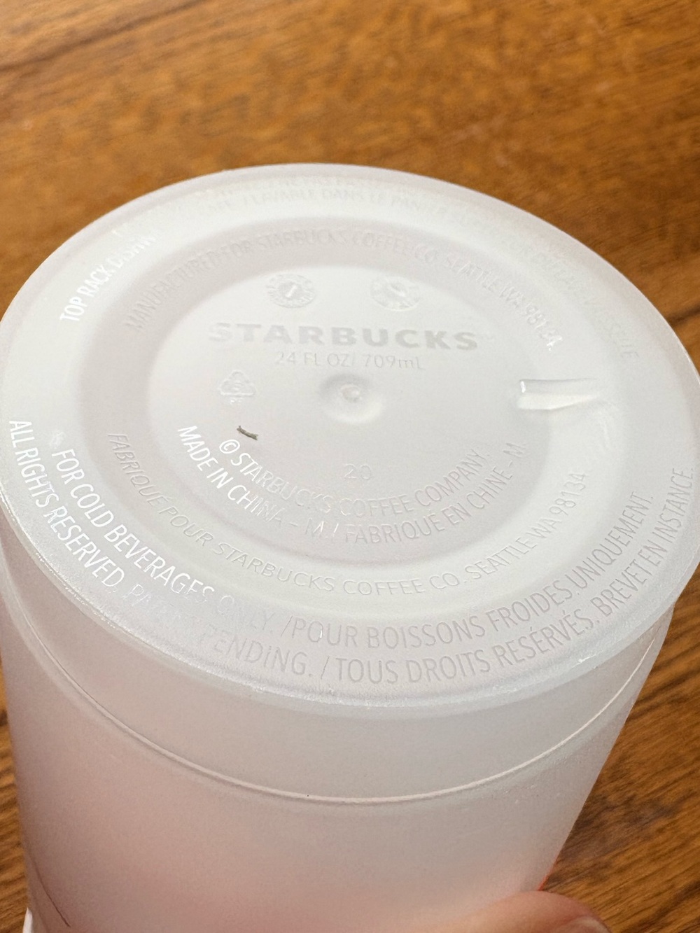 Starbucks set of 5 Tennessee Volunteers 24 oz frosted, plastic cold drink cups - Picture 9 of 16